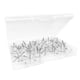 thumbnail image 1 of Chinchetas redondas pequeñas transparentes de alta calidad, con forma especial, de corcho y plástico, 100 unidades por caja, 1 of 5