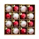 thumbnail image 2 of Juego De Bolas Navide?as Decorativas Brillantes Para Fiesta De Aniversario, Color Rojo Y Blanco, 2 of 5