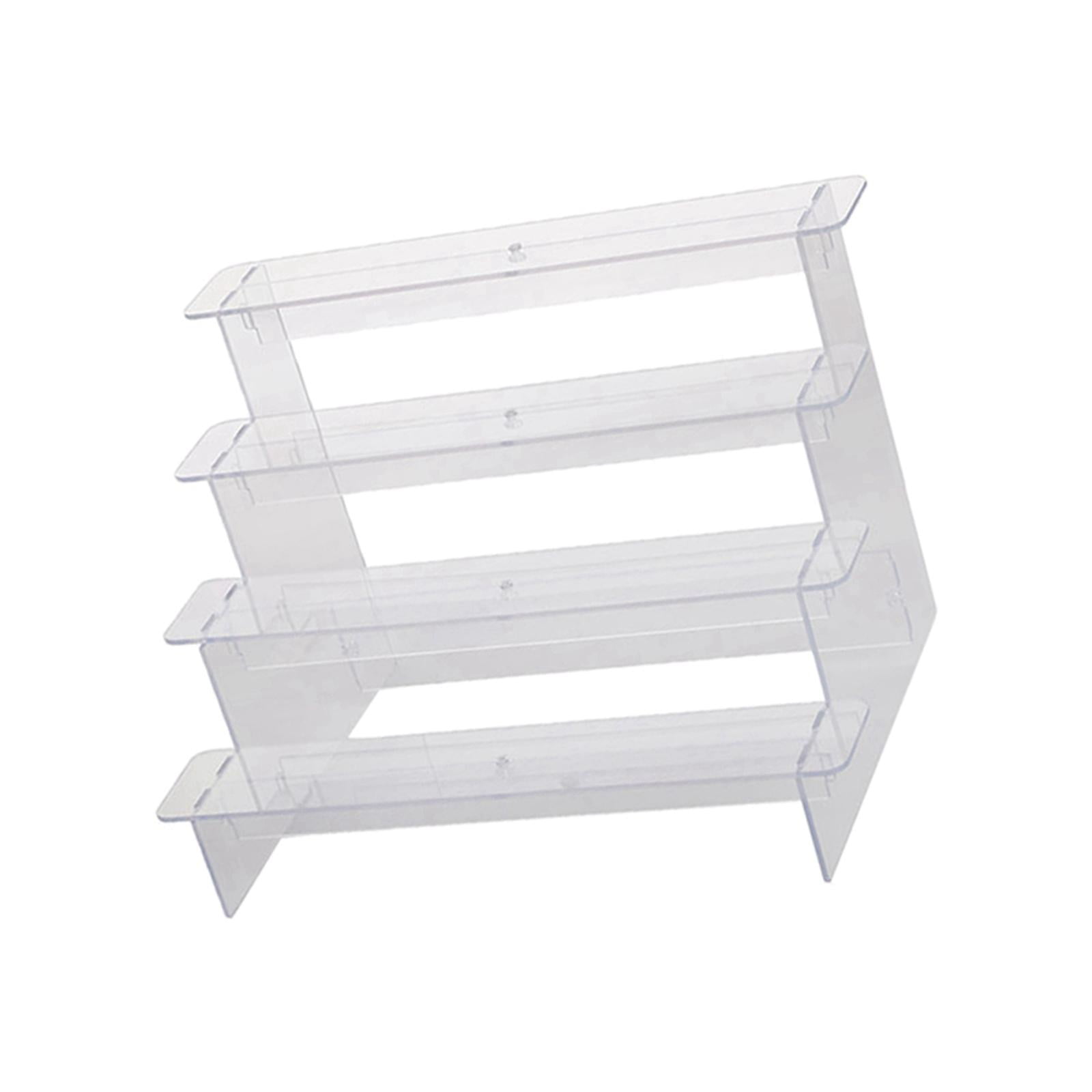 Magideal - Elevadores De Exhibición De Acrílico, Soporte Transparente De Varios Niveles, Soporte Para Cupcakes, Soportes De Exhibición Transparentes, Elevadores, , 4 Capas 29cm