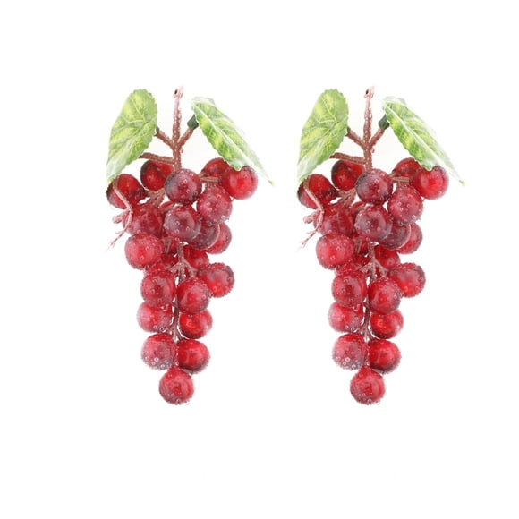 Uvas artificiales rojas caiyjhao - 2 piezas (24 unidades)