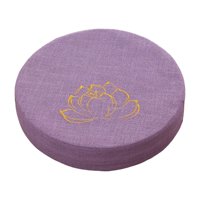 Ioensy - Cojín De Meditación Redondo De 40 Cm De Diámetro Con Asiento De Funda Extraíble Para Interior Violeta Claro 10 Cm
