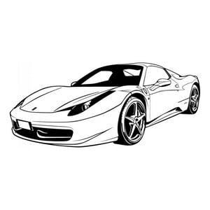 Rienda Libre Graphics - Decomural Ferrari Sports Car Transport Ws-41207