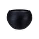thumbnail image 3 of Macetero Negro Florencia 24 Cm Alto Con Plato, 3 of 3
