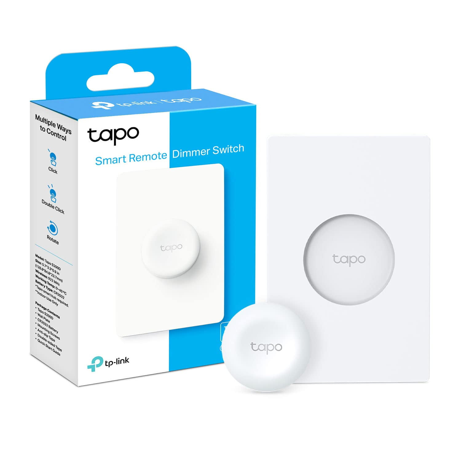 Interruptor Regulador Remoto Inalámbrico Smart Button Tp-link Tapo S200d