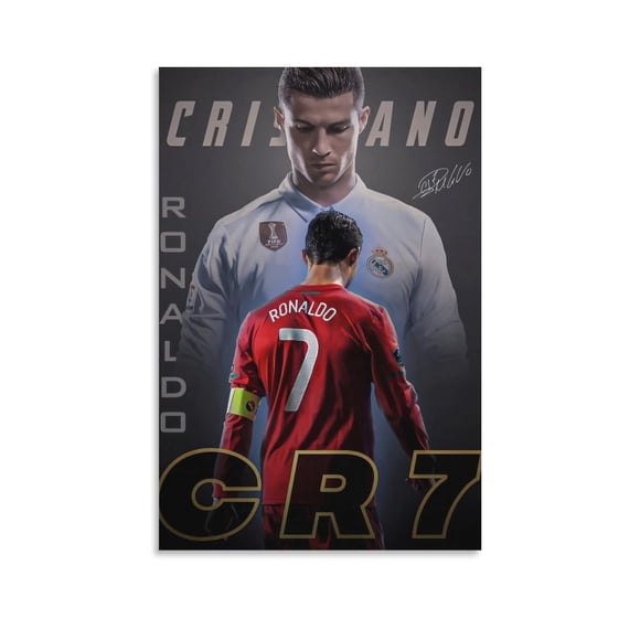 Póster de lienzo fhzang Cristiano Ronaldo 30 x 45 cm sin marco