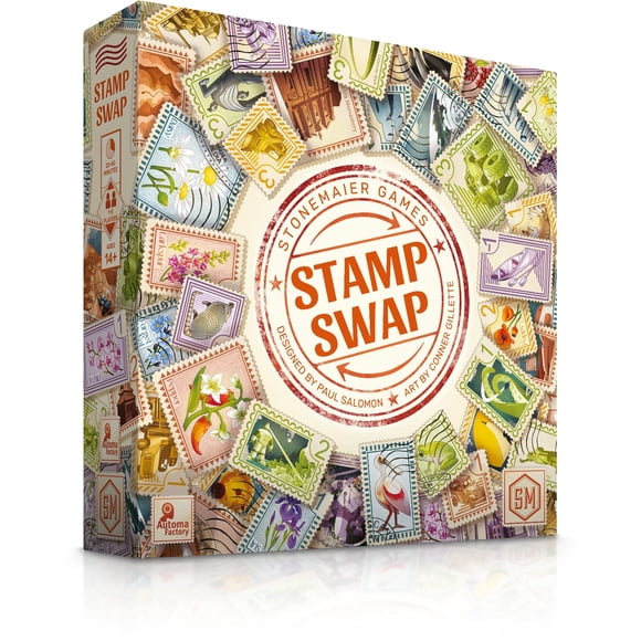 Juego de mesa Stonemaier Games Stamp Swap Strategy para 1 a 5 jugadores