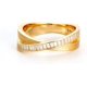 thumbnail image 2 of Anillos de Boda Dorados Cruzados para Mujer con Acabado Cepillado Anillos de Oro de Plata Esterlina S925 Anillos de Eternidad para Mujer Anillos de Compromiso con CZ para Esposa Nupcial, 2 of 6