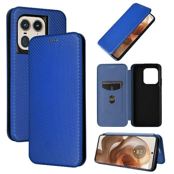 Funda Flip para FOXDOCK Motorola MOTO Edge 50 Ultra 5G - Funda magnética de negocios, funda protectora delgada