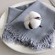 thumbnail image 1 of Juego de 6 Servilletas de Tela Firefly Hope Artesanales con Flecos 45 x 45 cm Gris, 1 of 5
