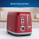 thumbnail image 3 of Palanca De Control Rápido Toaster Retro De 2 Cortes Roja, 3 of 5