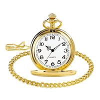 Reloj De Bolsillo Belug Con Colgante Para Peaky Blinders Trajes Dorado