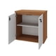 thumbnail image 2 of Estante Oficina 2 Puertas con Llave Blanco Café, 2 of 3