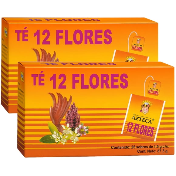 Té Herbal Cinco Hermanos 12 Flores Pack de 50 Bolsitas