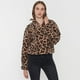 thumbnail image 3 of Polerón Mujer Polar Half Zipper Beige Animal Print Corona, 3 of 5