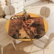 thumbnail image 4 of Los cazadores del arca perdida-theme Fitted Round Tablecloths Elastic Edged Table Covers Waterproof Table Cloth for Kitchen Holiday Party Tables Decor 150cm, 4 of 6
