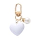 thumbnail image 1 of Llavero Con Forma De Corazón, Regalo Creativo Para Llavero, Mochila, Bolso, Decoración, Llavero, Blanco, 1 of 5