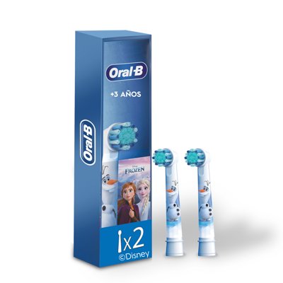 Cabezal Redondo De Repuesto Oral-B Disney Frozen 2 Unidades