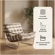 thumbnail image 2 of Sillón Victoria Chenille Tapizado Estructura Metálica Living Marrón Rayado, 2 of 8