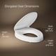 thumbnail image 3 of Asiento de inodoro KOHLER Hyten Elevated Quiet-Close blanco, 3 of 9