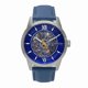 thumbnail image 1 of Reloj Heritor Automatic Jonas Leather-Band Skeleton Plateado/Azul, 1 of 10