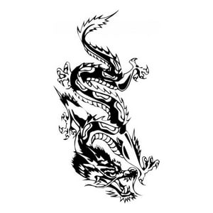 Rienda Libre Graphics - Decomural Chinese Dragon Animals Fantasy Ws-15882