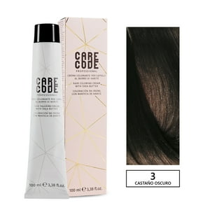 Care Code - Tintura Profesional 100Ml Castaño Oscuro 3 + Oxigen 150 Ml 20 Vol