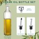 thumbnail image 2 of Botella dispensadora de aceite AOZITA de vidrio transparente de 500 ml con vertedor, 2 of 8