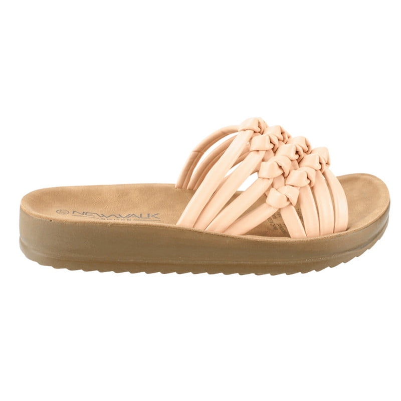 Sandalia New Walk Trenzada Rosa