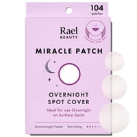 Cubremanchas Pimple Patches Rael Miracle Overnight Spot, 104 Unidades