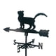 thumbnail image 3 of Forma De Gato De Decoración De Soporte De Metal De Granja De Jardín De Techo De Patio De Veleta De Hierro, 3 of 5
