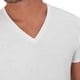thumbnail image 5 of Camiseta Hanes de algodón con cuello en V para hombre, 6 unidades, color blanco, talla M, 5 of 7