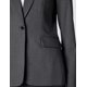 thumbnail image 5 of Traje Blazer Calvin Klein Lux con un botón para mujer, color gris, 5 of 6