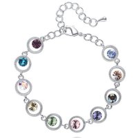 Vanité - Pulsera De Cristales Multicolor Elegante - Myself