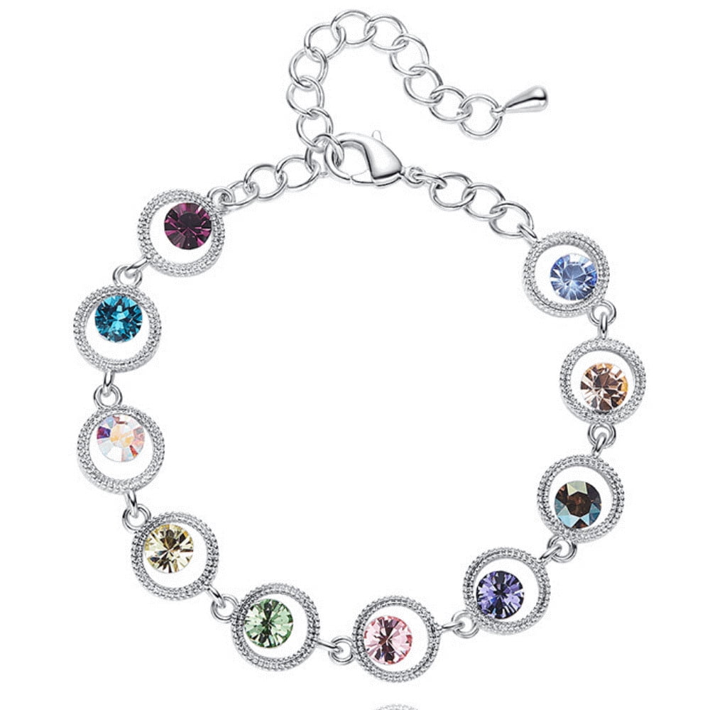 Vanité - Pulsera De Cristales Multicolor Elegante - Myself