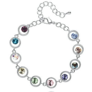 Vanité - Pulsera De Cristales Multicolor Elegante - Myself