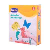 Animales Para Bordar Plástico Dactic 8Uds