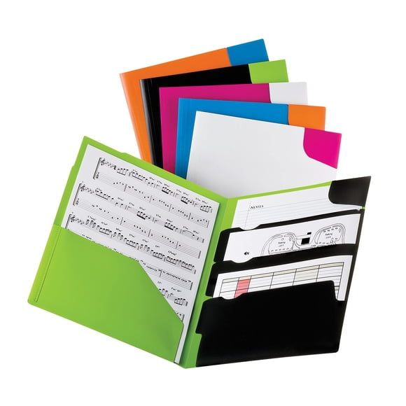 Carpeta Oxford Divide IT UP Twisted con 4 bolsillos, varios colores