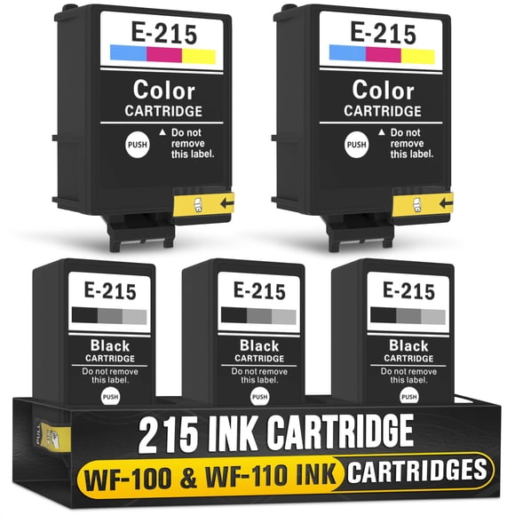 Cartuchos de tinta Impresoras de inyección de tinta Reluen 215 Black x3 y Tri-Color x2