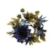 thumbnail image 2 of Corona De Calabaza De Otoño Corona De Cosecha De Acción De Gracias Adorno Para El Hogar Hojas De Arce Rústicas Corona De Calabaza Floral Corona De Hal Azul, 2 of 5