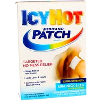 Parche Medicinal Icy Hot Extra Strength, Pequeño, 5 Parches X 2