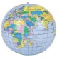 thumbnail image 1 of Globo Terráqueo Inflable Rhode Island Novelty de 41 cm, 1 of 1