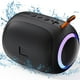 thumbnail image 1 of Parlante Bluetooth, Parlante Bluetooth JYX Resistente Al Agua Ipx7 Con Luz Led, 8h De Reproducción, Sonido Estéreo Potente, L5-Black, 1 of 6