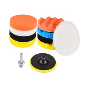 Ioensy - Kit De 11 Almohadillas De Esponja Para Pulir Automóviles, Juego De Almohadillas Aplicadoras De 3 Pulgadas Para Automóviles