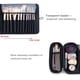 thumbnail image 3 of (Negro) - Bolsa de maquillaje, soporte para brochas de maquillaje para mujer, bolsa de cosméticos multifuncional, organizador de herramientas de maquillaje y manicura, organizador de cosméticos portát, 3 of 7