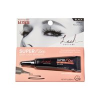 Pegamento Para Pestañas Kiss Lash Couture Super Flex Con Extracto De Avena, Negro