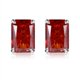 thumbnail image 5 of Aretes de Moissanita Corte Radiante de 2cttw para Mujer Color D Claridad VVS1 Aretes de Botón de Moissanita Aretes de Botón de Diamante de Plata Esterlina S925 para Mujer con Certificado, 5 of 8