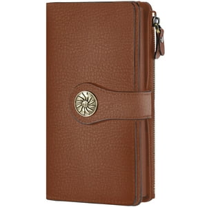 Cartera Travelambo De Piel Rfid De Gran Capacidad Para Mujer