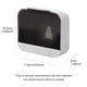 thumbnail image 3 of Upgrade Your Bathroom with our Elegant Flip Lid Soap Holder - Wall Mounted, No Punch Needed, with Drain for Easy Soap Storage and Access - Perfect for Christmas Gift Giving!, 3 of 4
