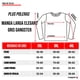thumbnail image 4 of Plus Polera Manga Larga AEX Gris Hombre 3XL, 4 of 4