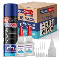 Pegamento De Cianoacrilato Magic Chems Ca Glue Con Activador, 1 L + 500 Ml